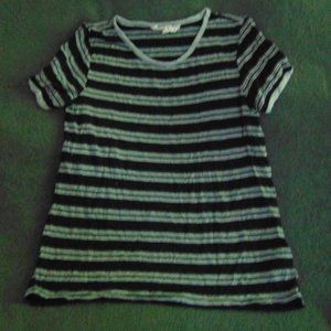 Black Striped Tee